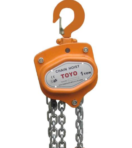 廣州工廠設備安裝使用toyo手拉葫蘆